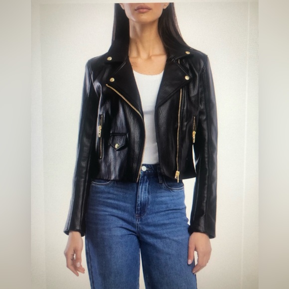 Blank NYC Jackets & Blazers - NWT faux leather moto jacket by BlankNYC